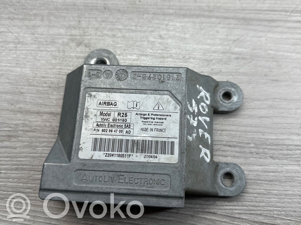 Rover 25 Airbag control unit/module 