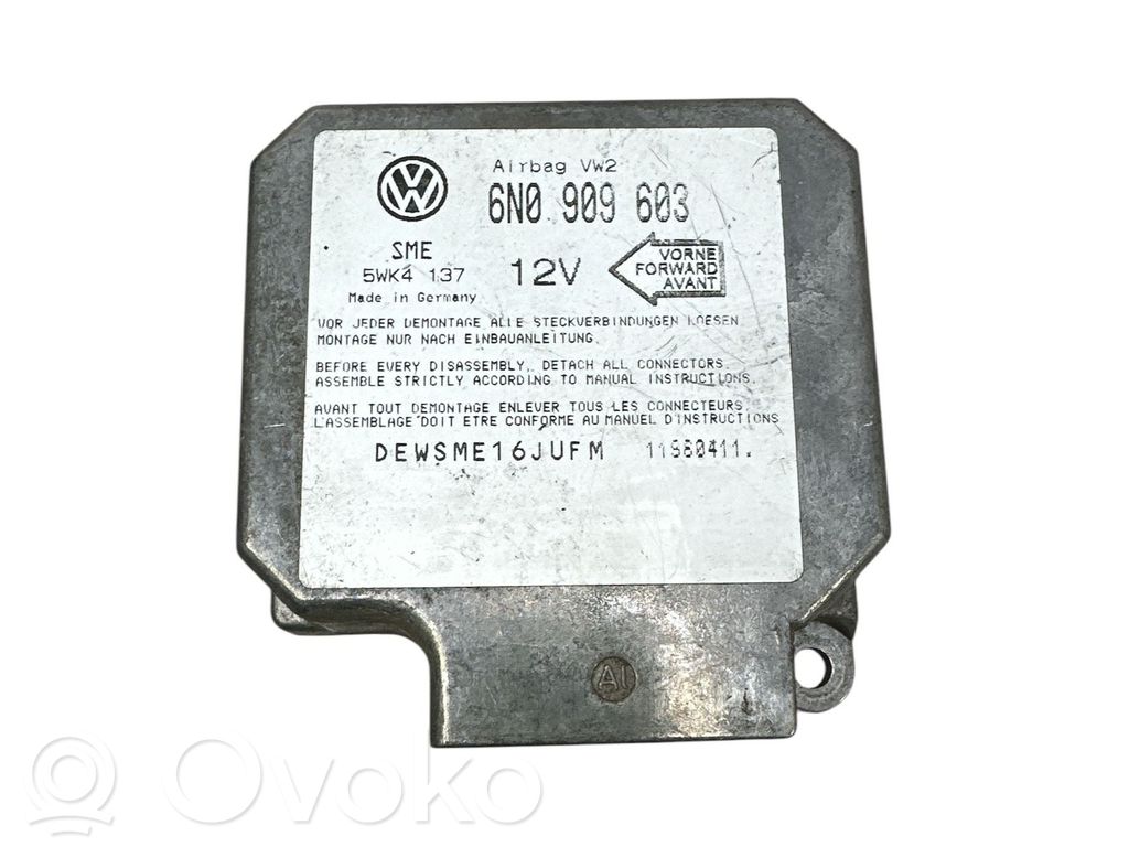 Airbag control unit/module   6N0909603,11980411,5WK4137