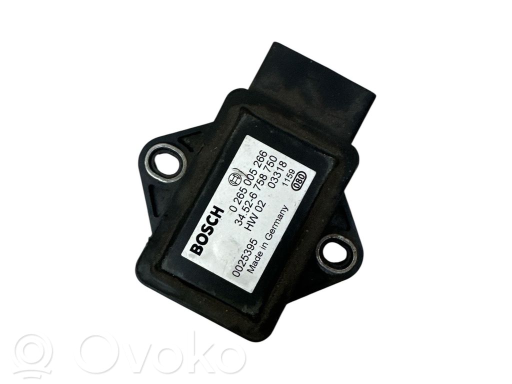 BMW 5 E60 E61 ESP acceleration yaw rate sensor 