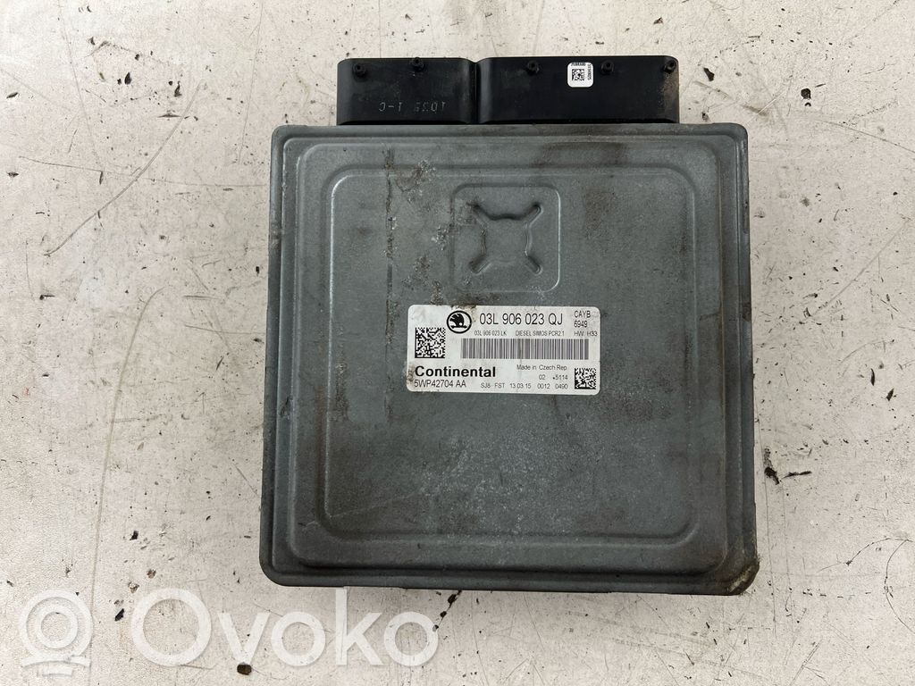 Engine control unit/module   03L906023LK,03L906023QJ,5WP42704AA