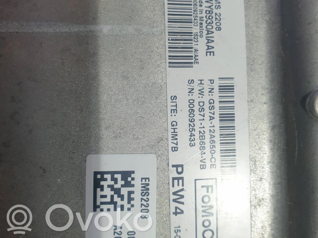 Ford Fusion II Engine control unit/module 
