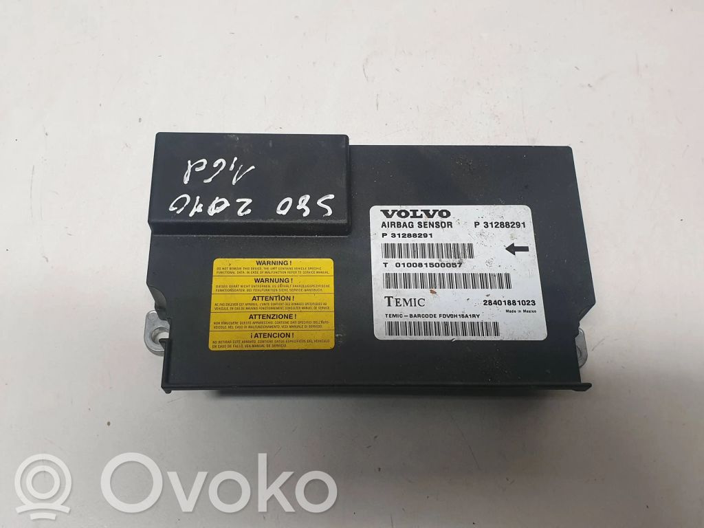 Volvo S80 Sterownik / Moduł Airbag 