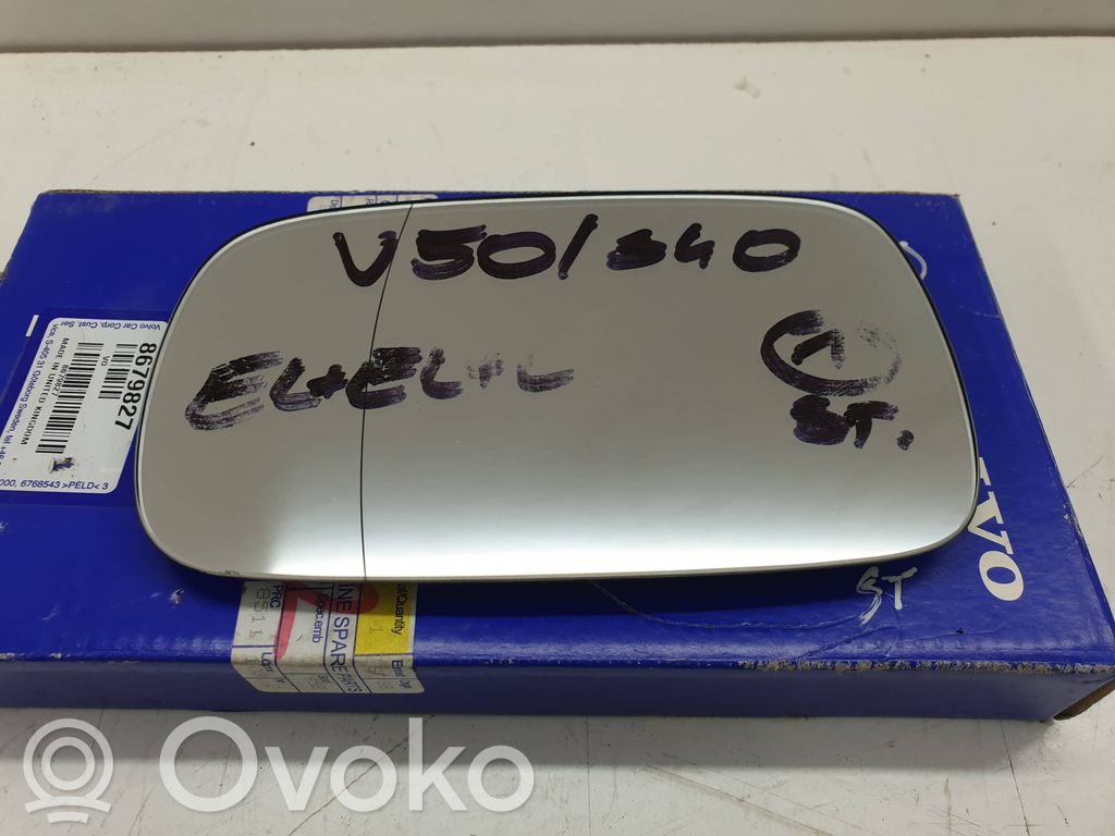 Volvo V50 Spoguļa stikls 
