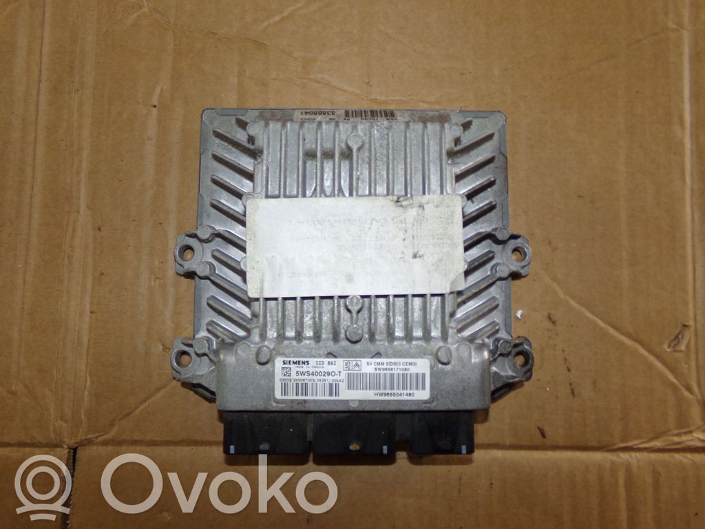 Peugeot 307 Engine control unit/module 