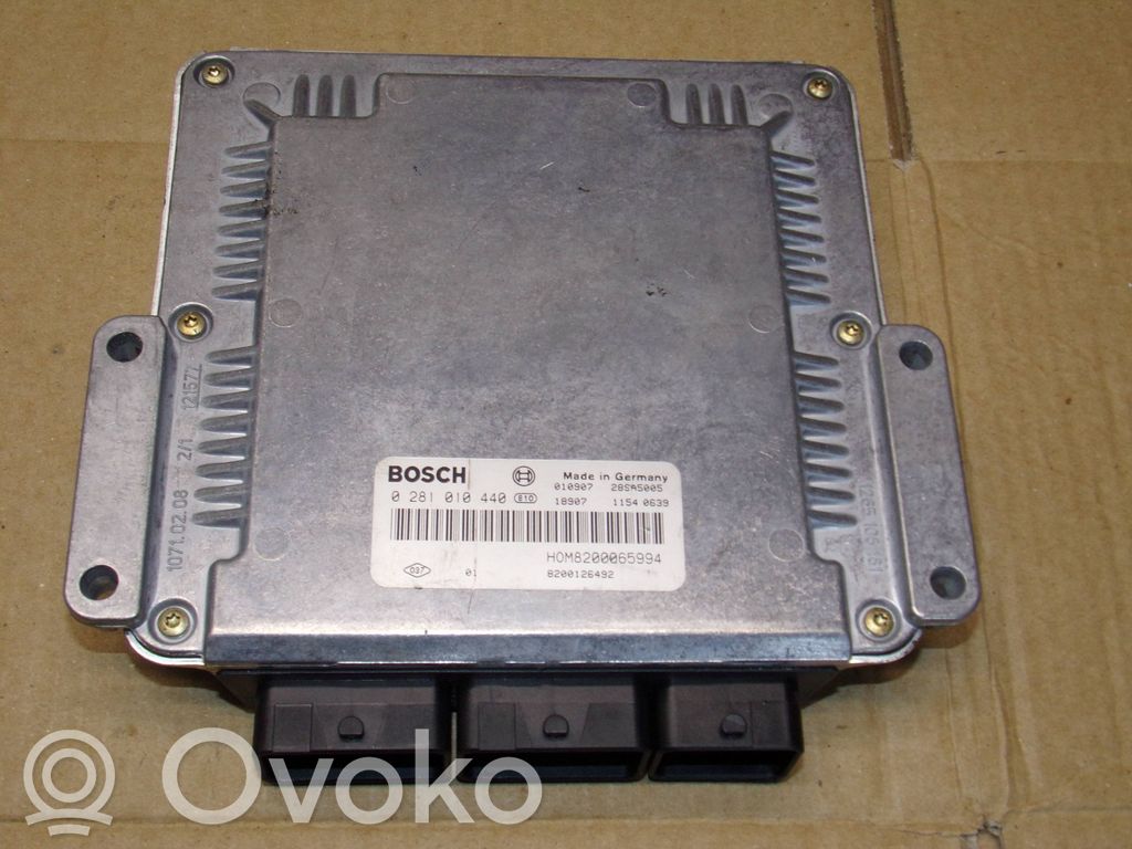 Engine control unit/module   8200126492,8200065994,0281010440