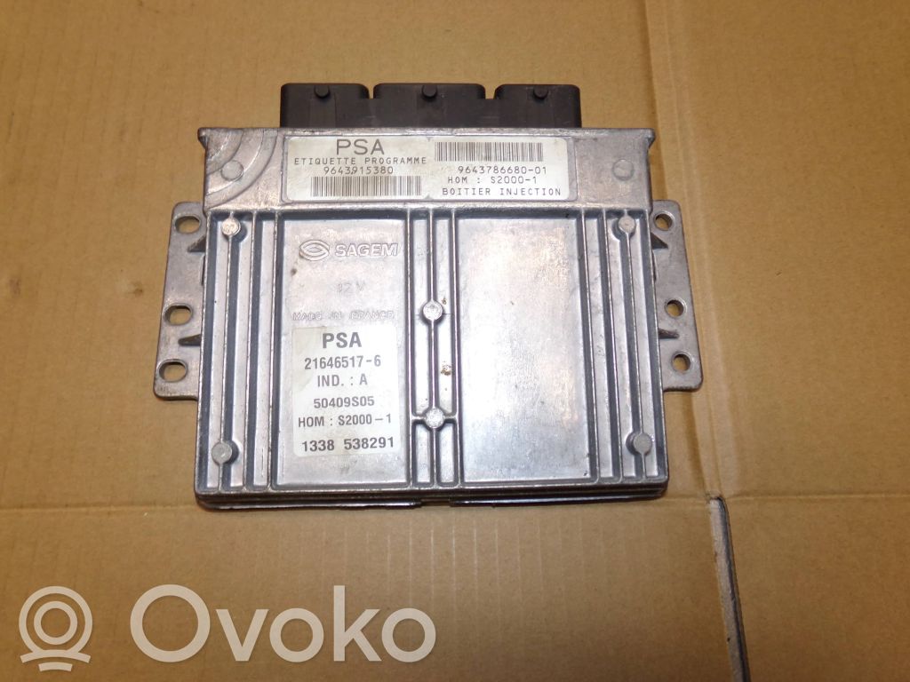 Citroen C5 Engine control unit/module 