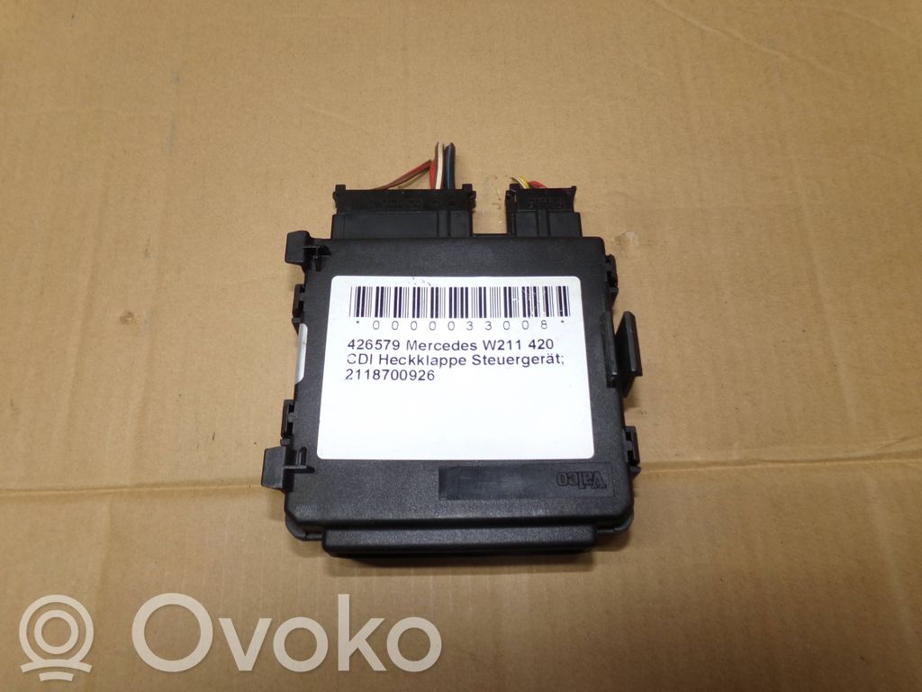 Mercedes-Benz E W211 Suspension control unit/module 