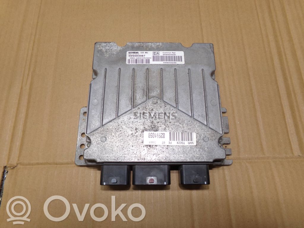 Peugeot 307 Engine control unit/module 