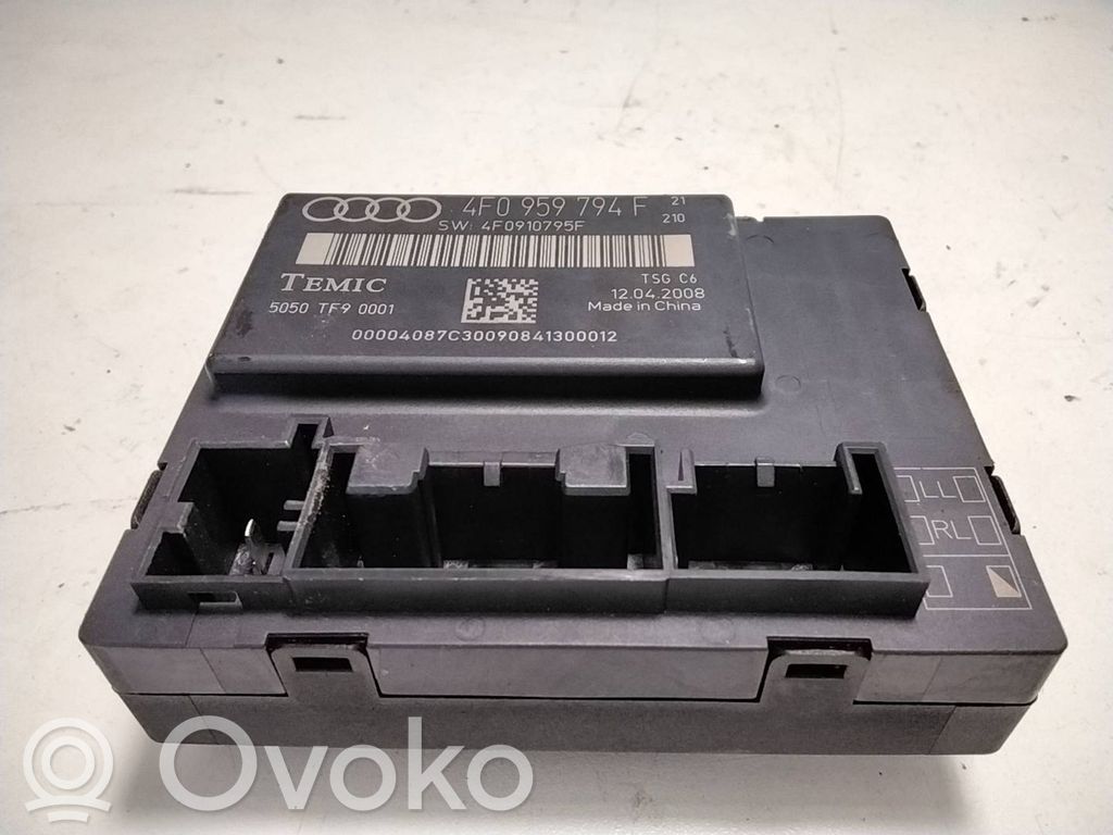 Audi A6 S6 C6 4F Unitate/modul comandă uși 