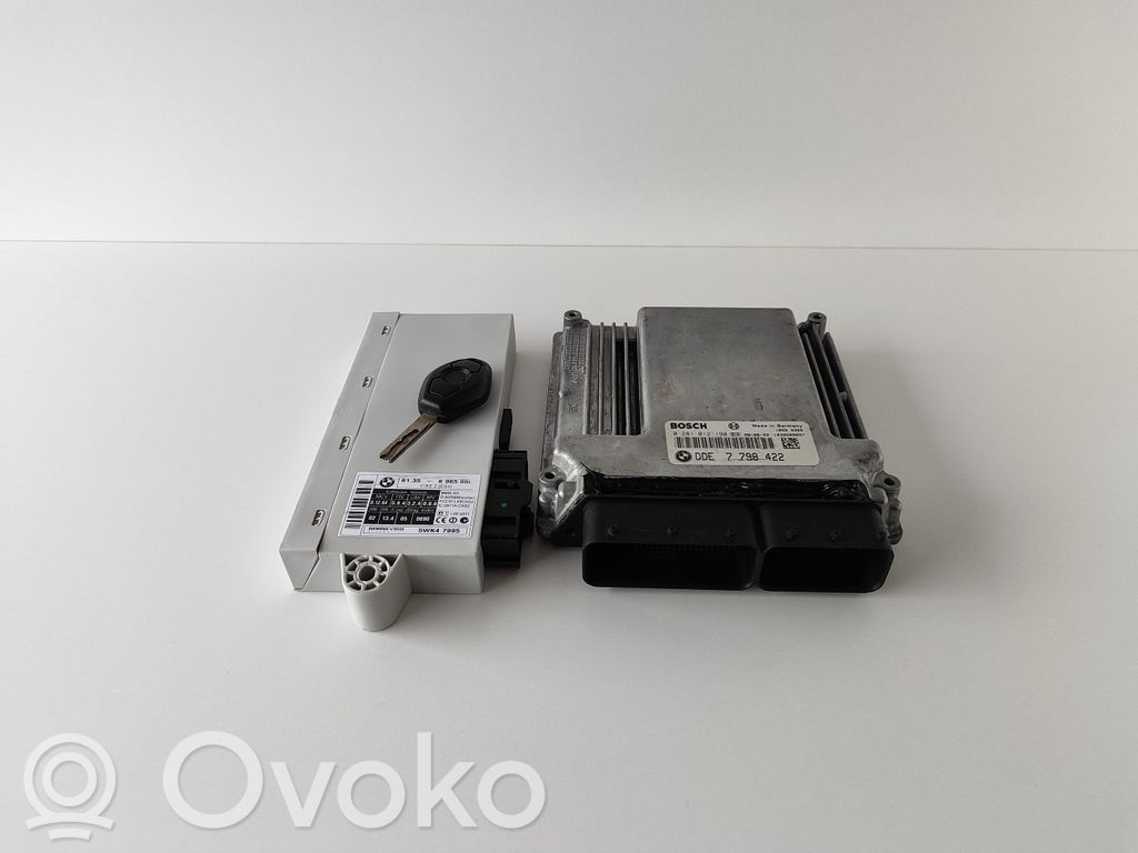 BMW 5 E60 E61 Engine ECU kit and lock set 