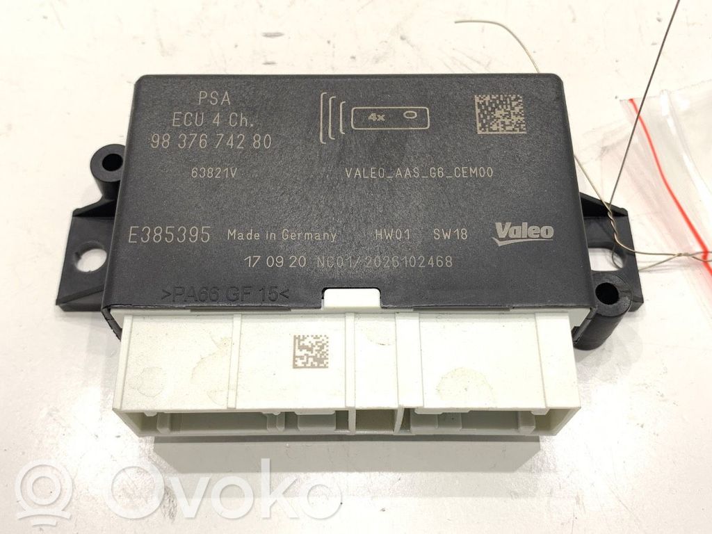 Opel Corsa F Centralina/modulo sensori di parcheggio PDC 