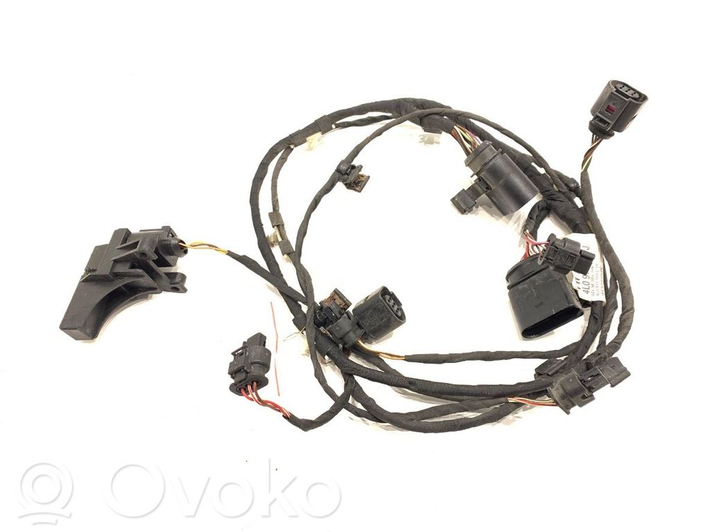 Audi Q7 4L Cableado del sensor de aparcamiento (PDC) 
