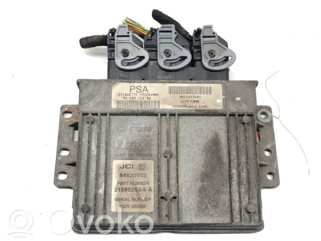 Peugeot 206 Engine control unit/module ECU 