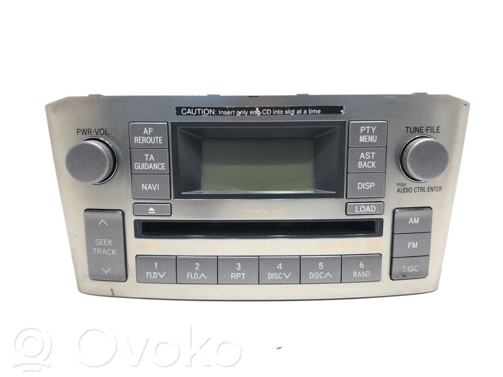 Toyota Avensis T250 Unité principale radio / CD / DVD / GPS 