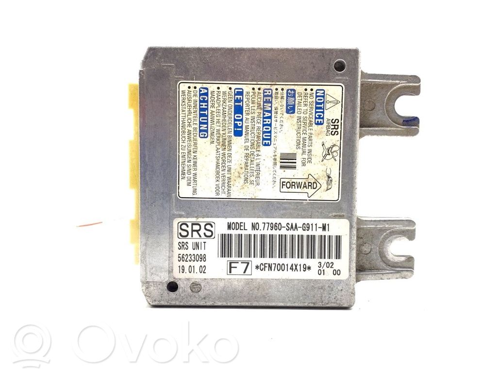 Honda Jazz Airbag deployment crash/impact sensor 