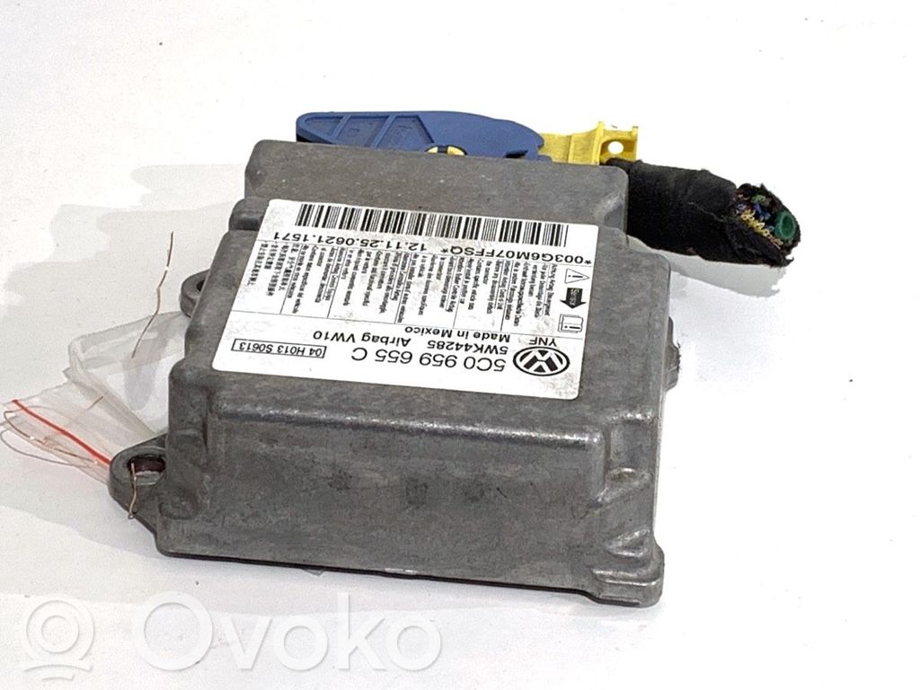 Volkswagen Golf VI Airbagsensor Crashsensor Drucksensor 