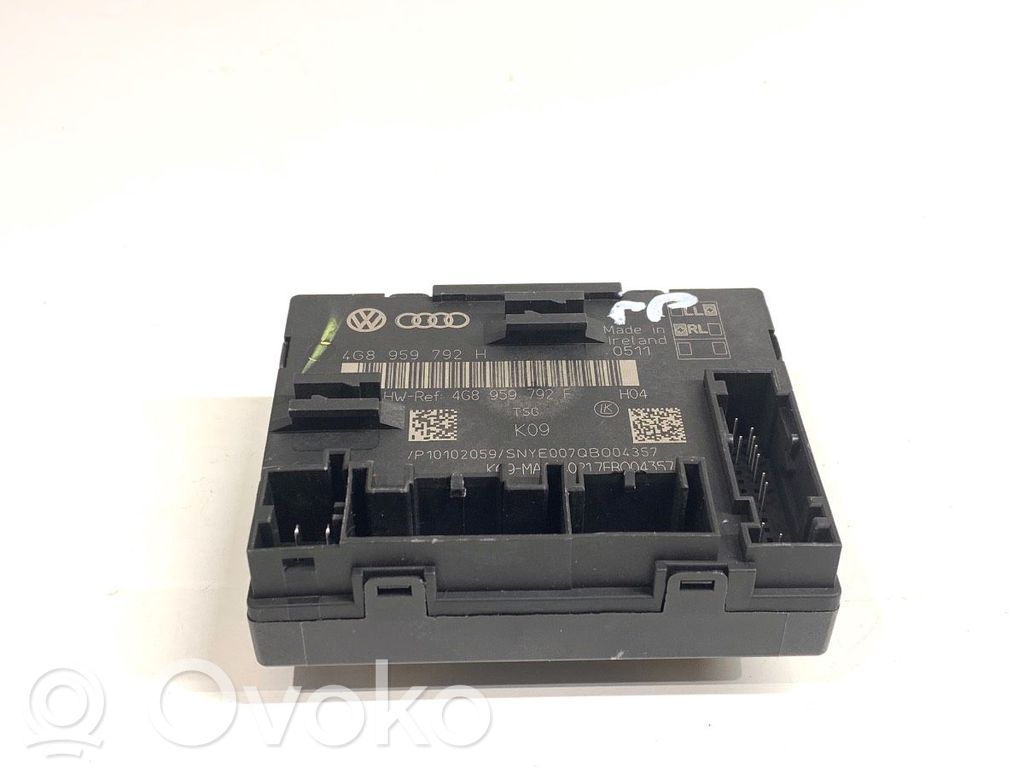 Audi A6 S6 C7 4G Other control units/modules 