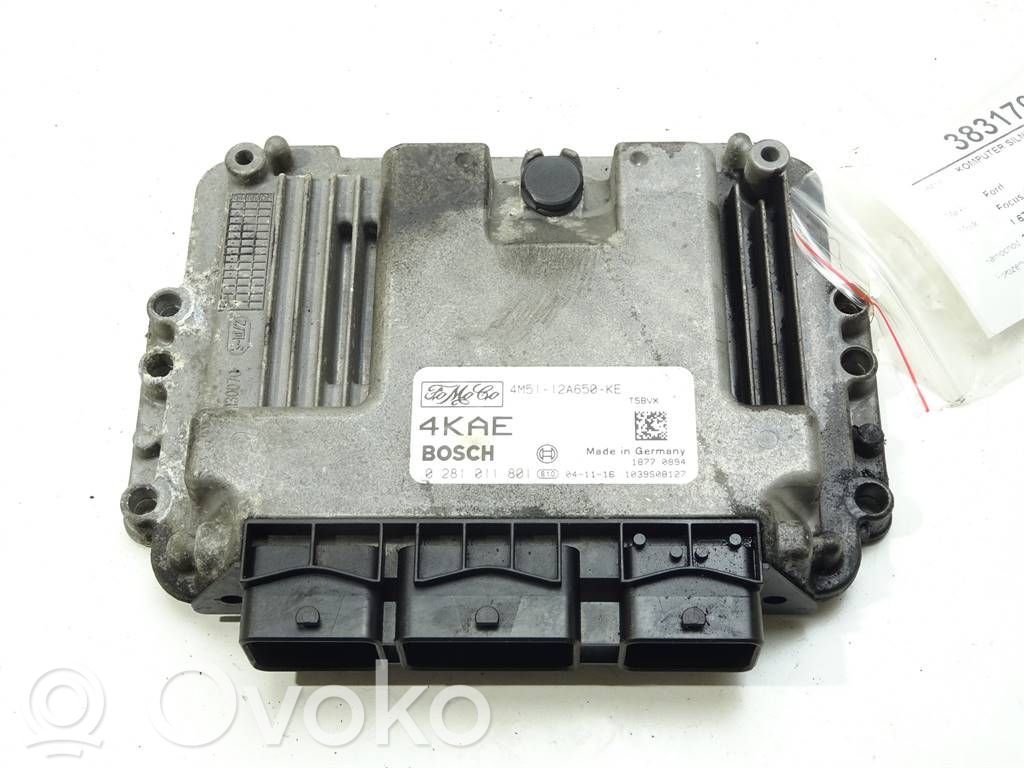 Ford Focus C-MAX Komputer / Sterownik ECU silnika 