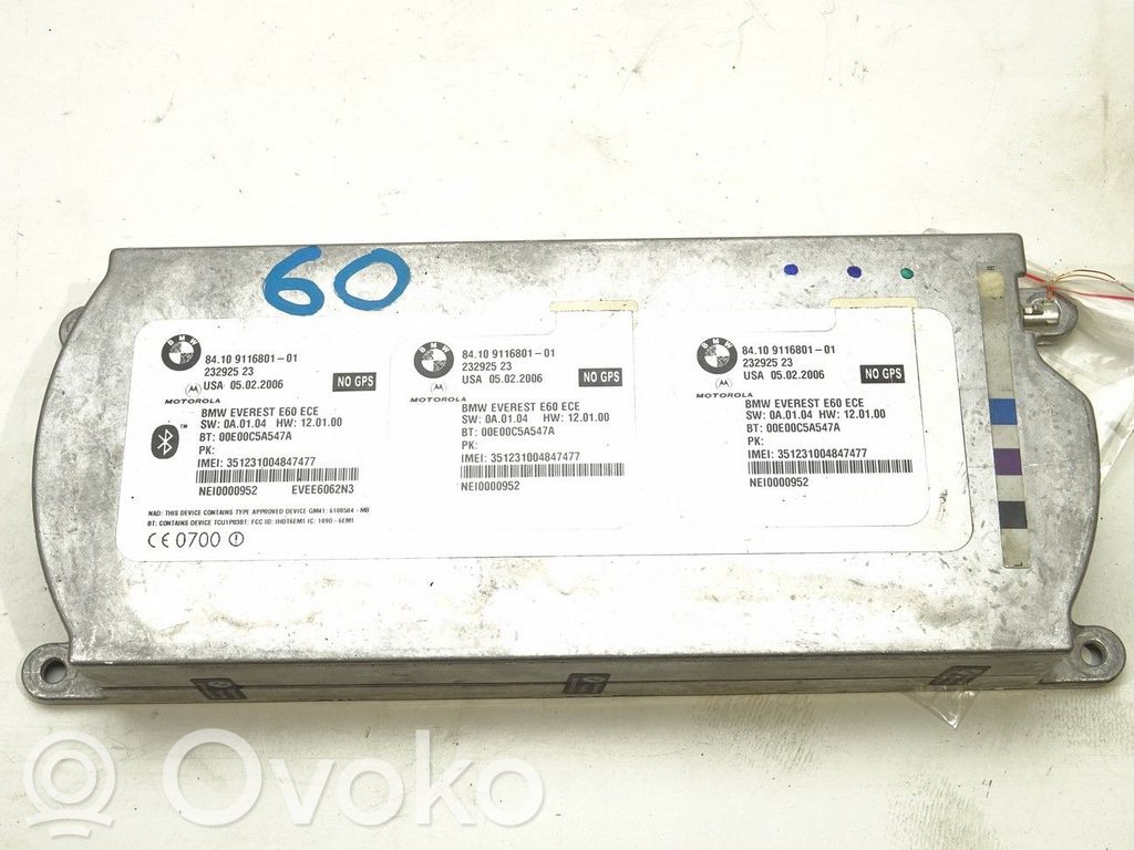BMW 5 E60 E61 Autres unités de commande / modules 