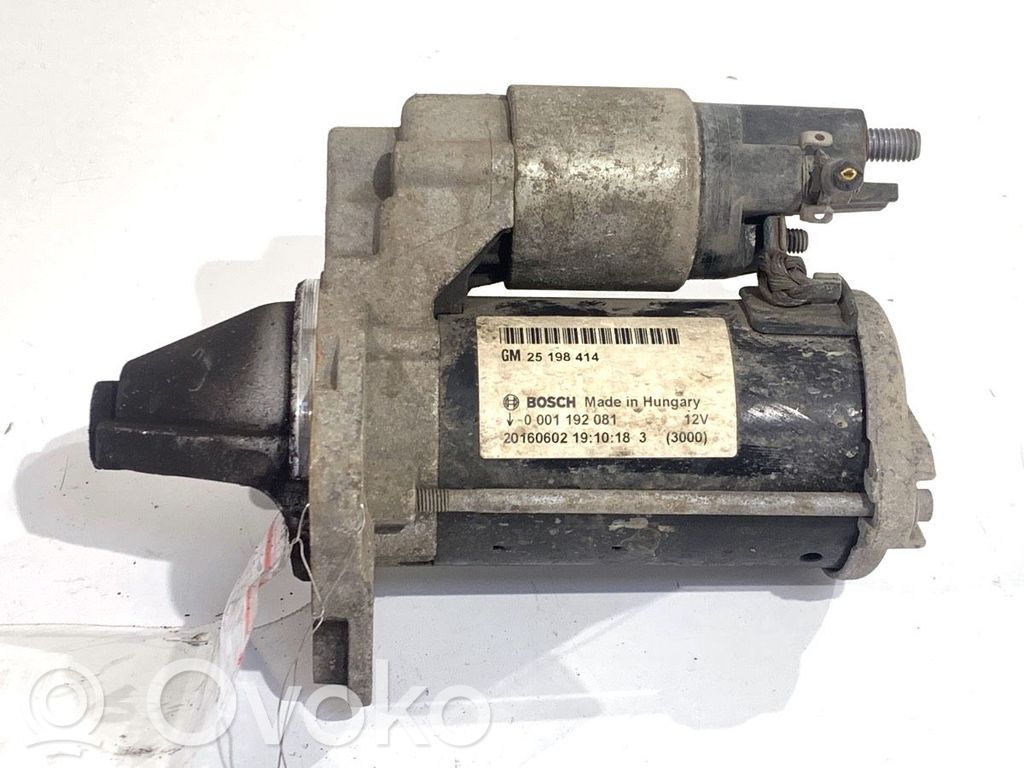 Anlasser   25198414