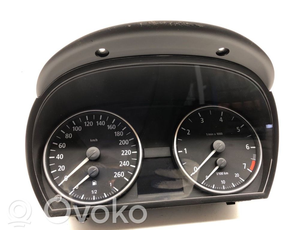 BMW 3 E90 E91 Speedometer (instrument cluster) 