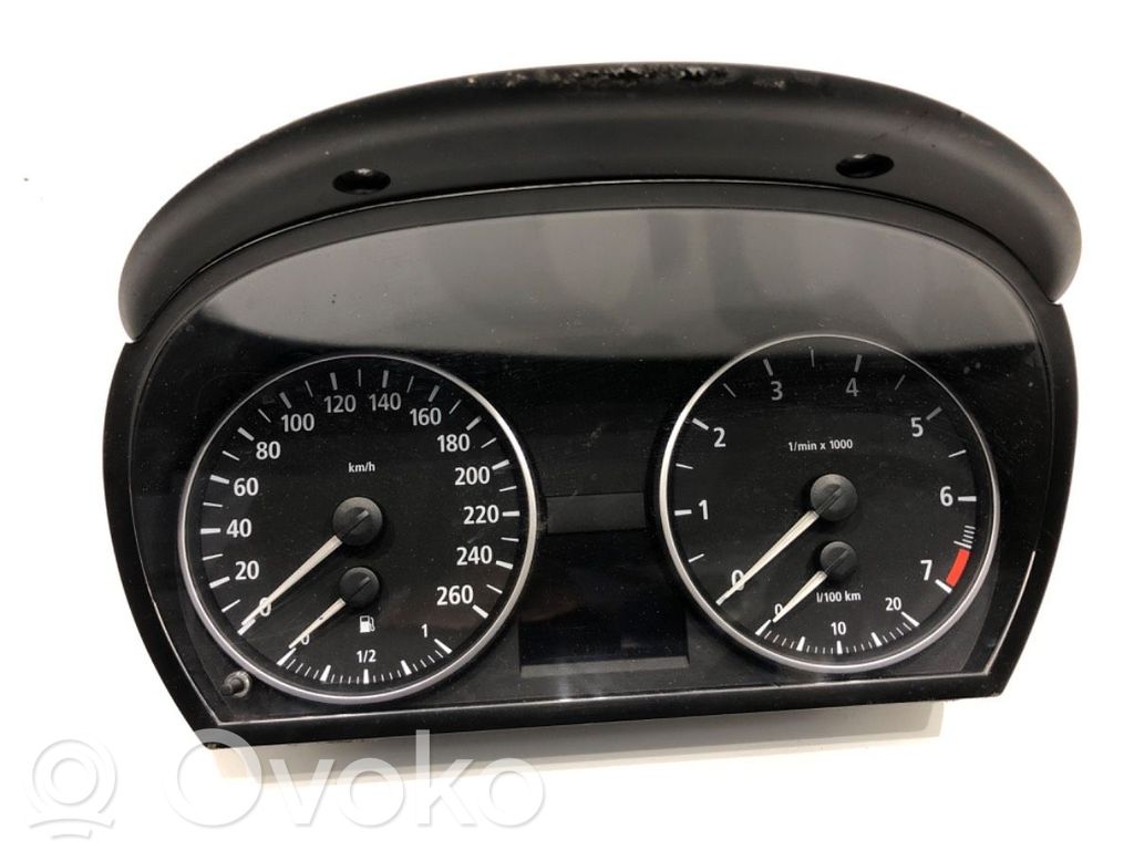 BMW 3 E90 E91 Speedometer (instrument cluster) 