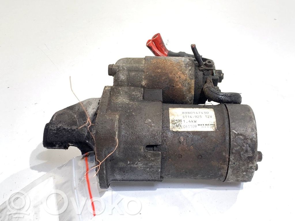 Motor de arranque   8980147430
