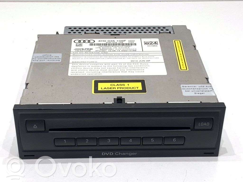 Audi A8 S8 D4 4H Cambiador de CD/DVD 