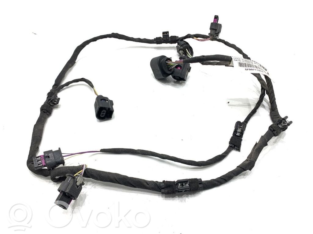 Seat Leon (5F) Cableado del sensor de aparcamiento (PDC) 