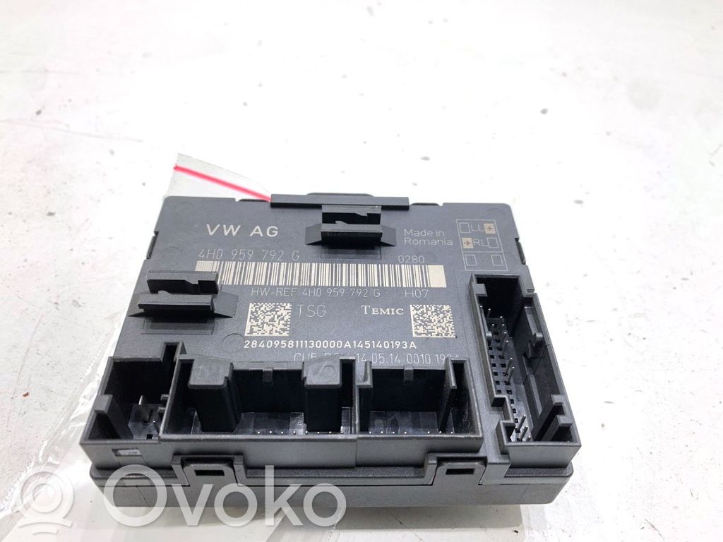 Audi A8 S8 D4 4H Autres unités de commande / modules 