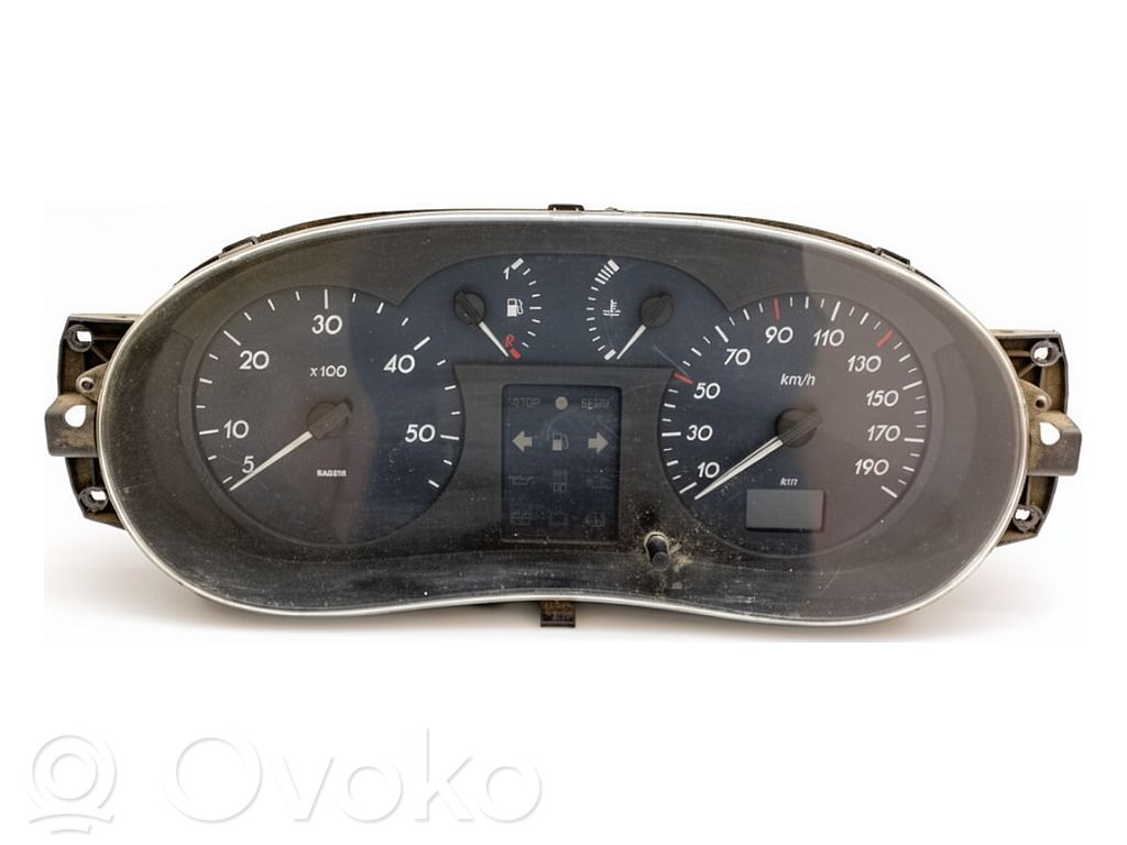 Renault Master II Geschwindigkeitsmesser Cockpit 