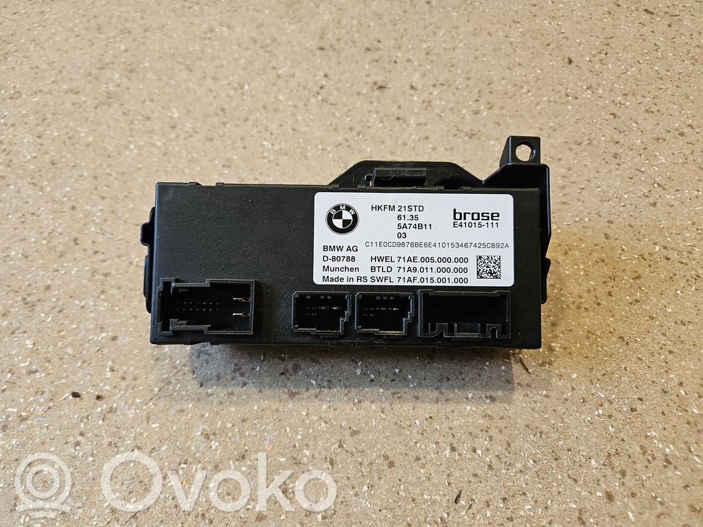 Tailgate/trunk control unit/module   5A74B11,5B529E5,9880710
