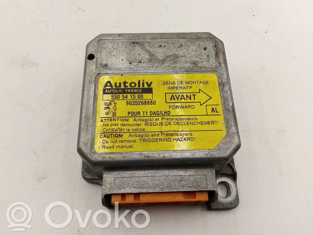 Peugeot 206 Airbag control unit/module 