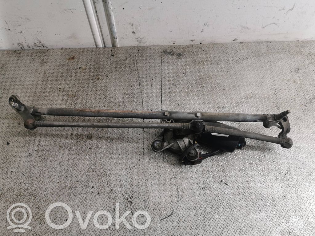 Saab 9-3 Ver1 Wischergestänge Wischermotor vorne 
