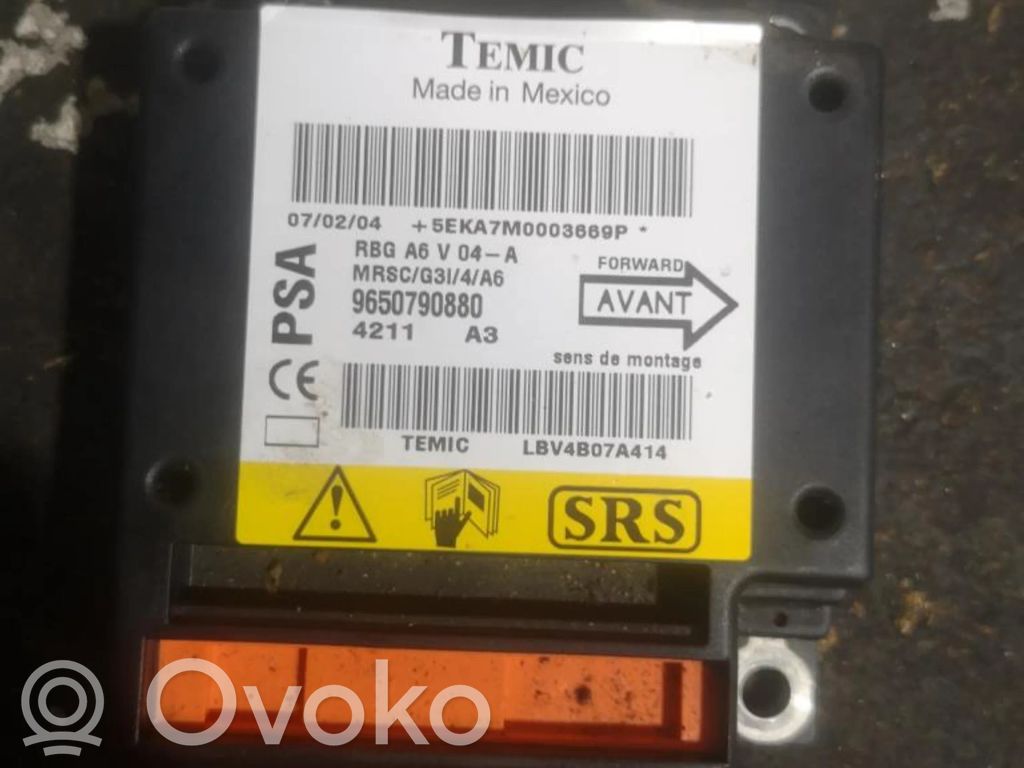 Citroen C3 Airbag control unit/module 