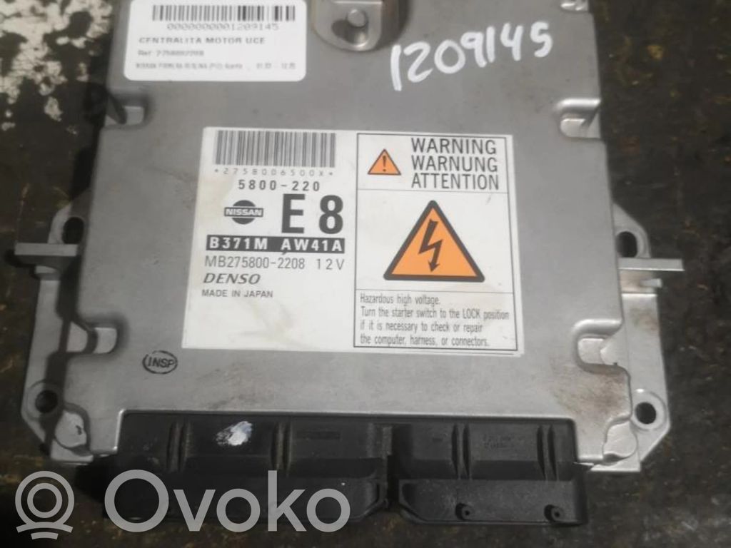 Engine control unit/module ECU   B371MAW41A