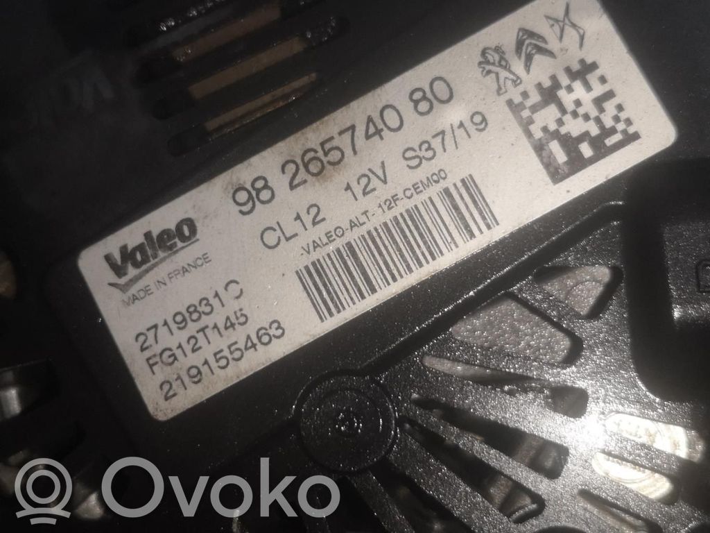 Alternador   SLV9826574080