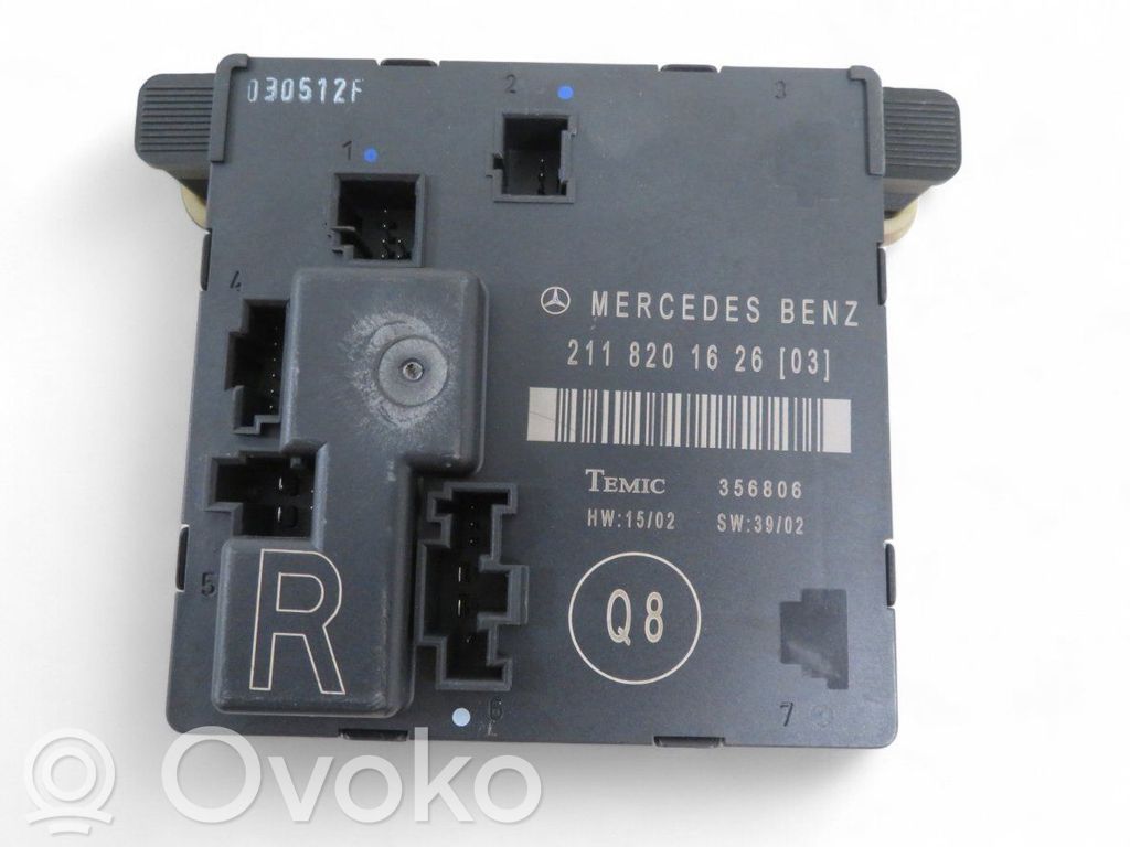 Unité de commande module de porte   A2118201626,A2118201626,A2118704126