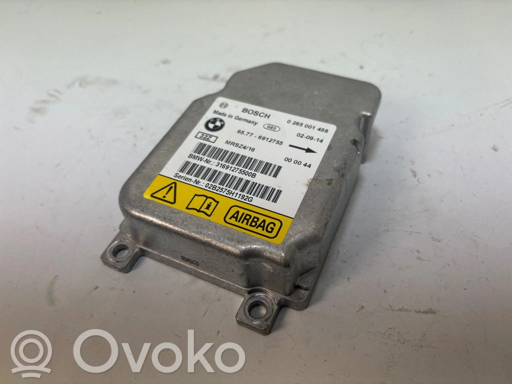 Airbag control unit/module   65776912755,31691275500B,0285001458,02B2575H1192G