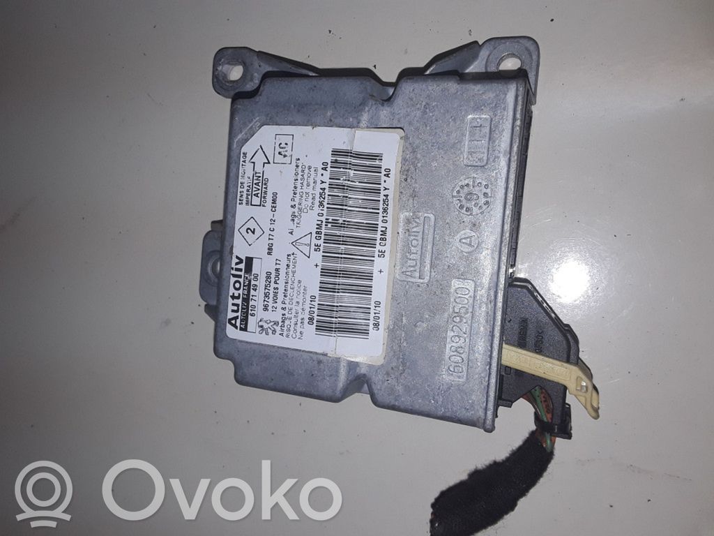 Peugeot 308 Airbag control unit/module 