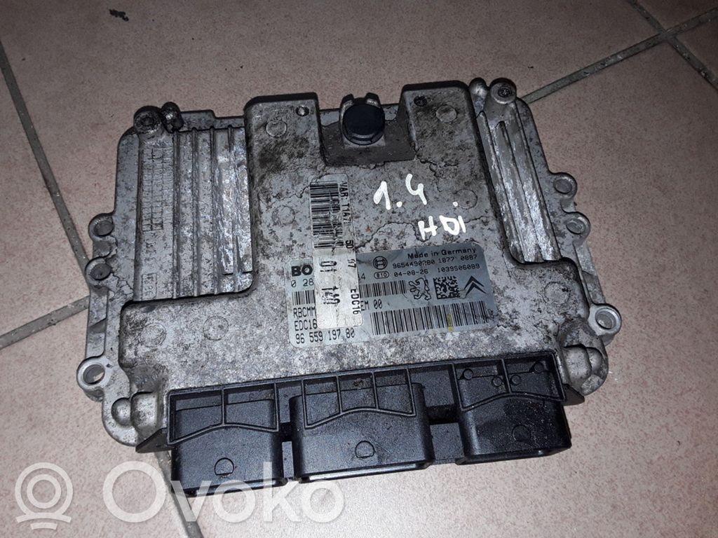 Peugeot 207 Engine control unit/module 