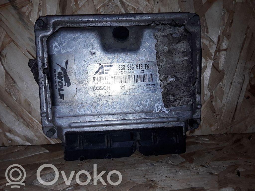 Engine control unit/module   0281010629,038906019FA