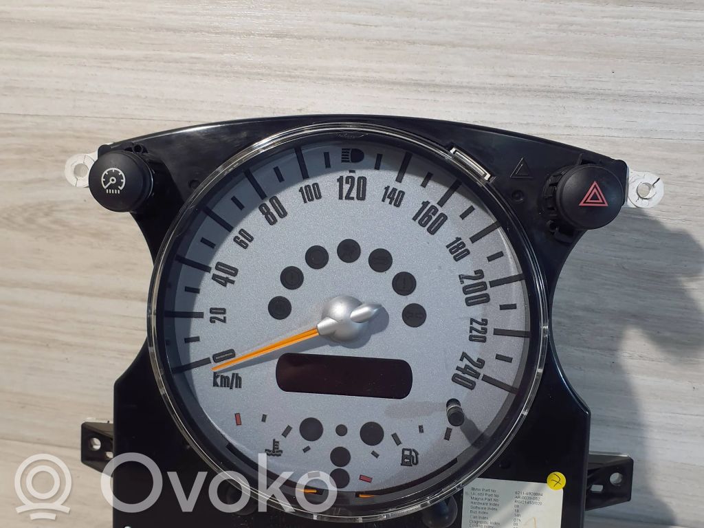 Mini One - Cooper R50 - 53 Velocímetro (tablero de instrumentos) 