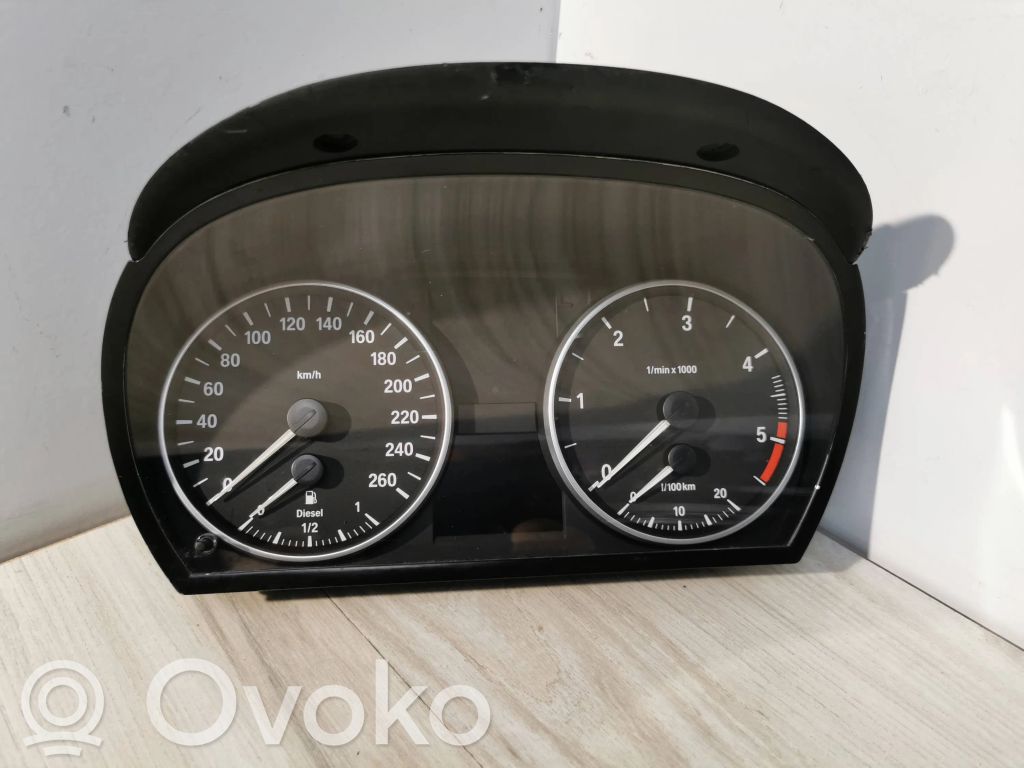 BMW 3 E90 E91 Speedometer (instrument cluster) 