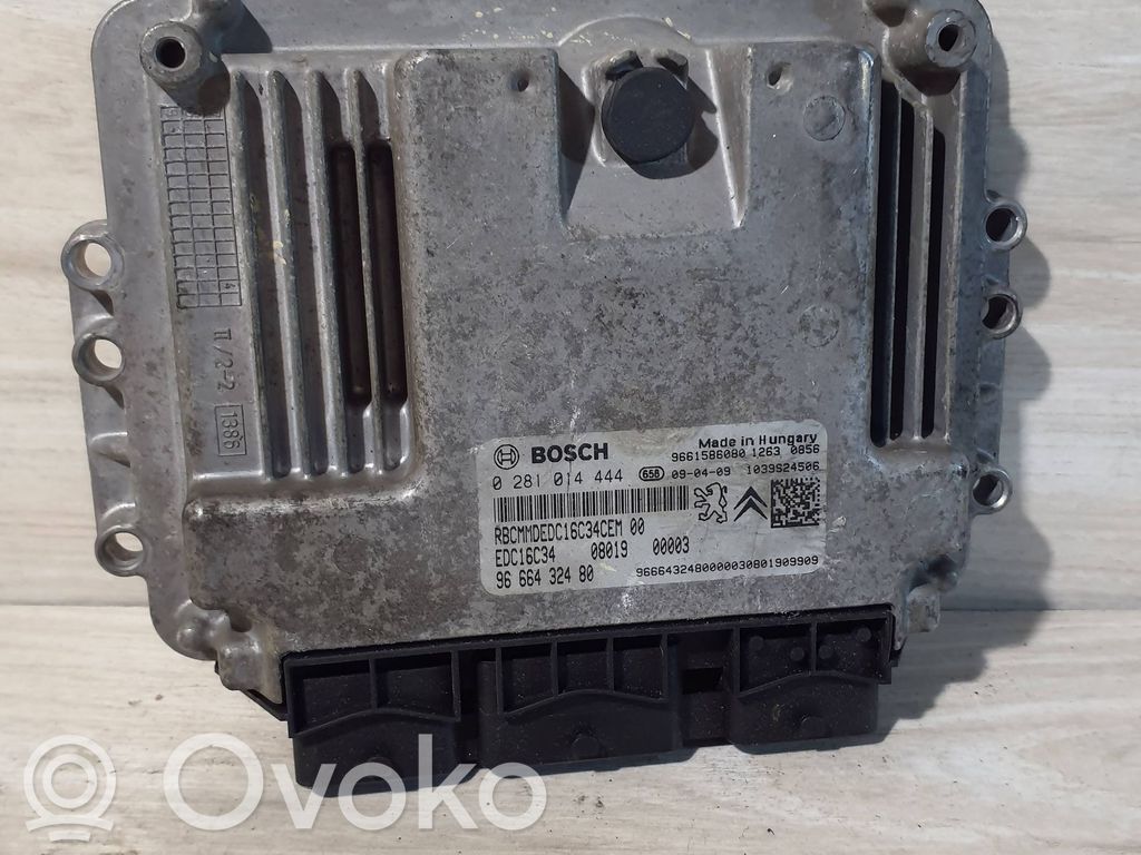 Peugeot Bipper Engine control unit/module 