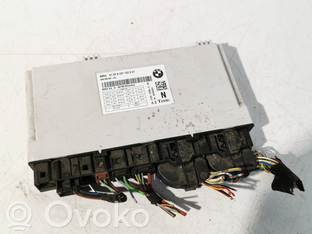 BMW 7 F01 F02 F03 F04 Unidad de control del asiento 