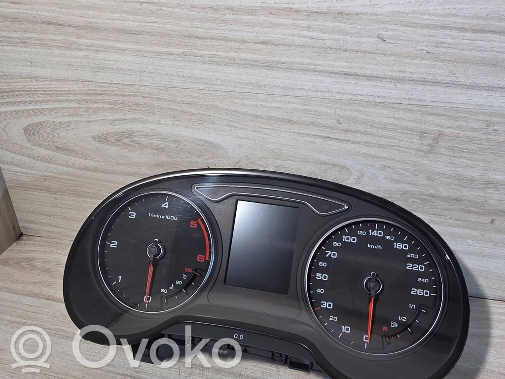 Audi A3 S3 8V Speedometer (instrument cluster) 