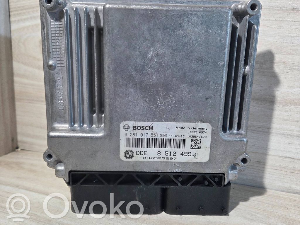 BMW 1 E81 E87 Variklio valdymo blokas 