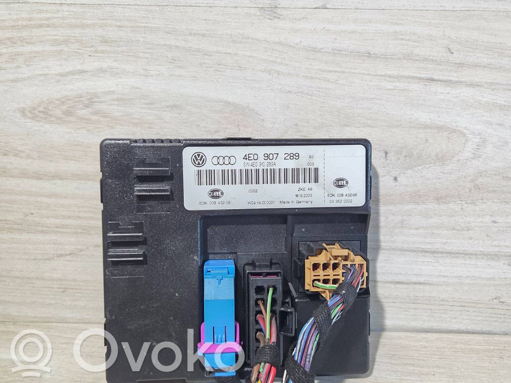 Audi A8 S8 D3 4E Módulo de confort/conveniencia 