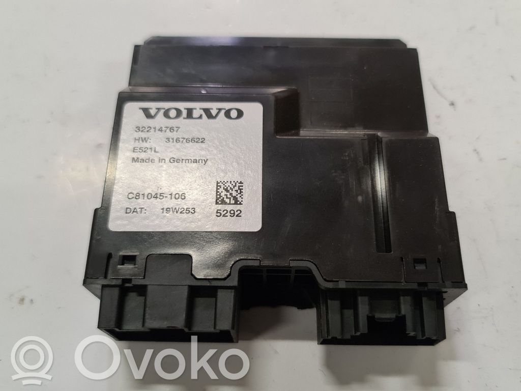 Tailgate/trunk control unit/module   31676622,32214767